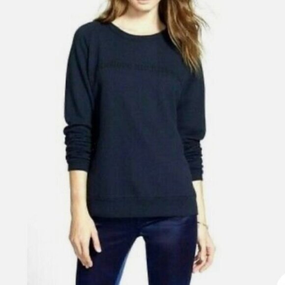 Joan Smalls X True Religion Don't Believe Me Sweatshirt Size L - Picture 1 of 8